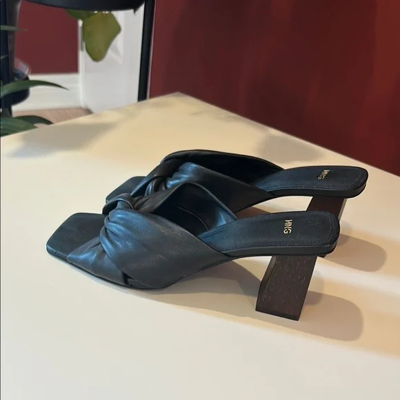 Mango Shoes Mango Black Womens Mules Poshmark1